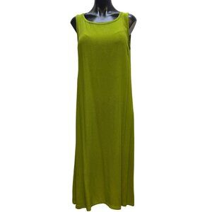 Double D Ranch Tank Green Sleeveless Dress M